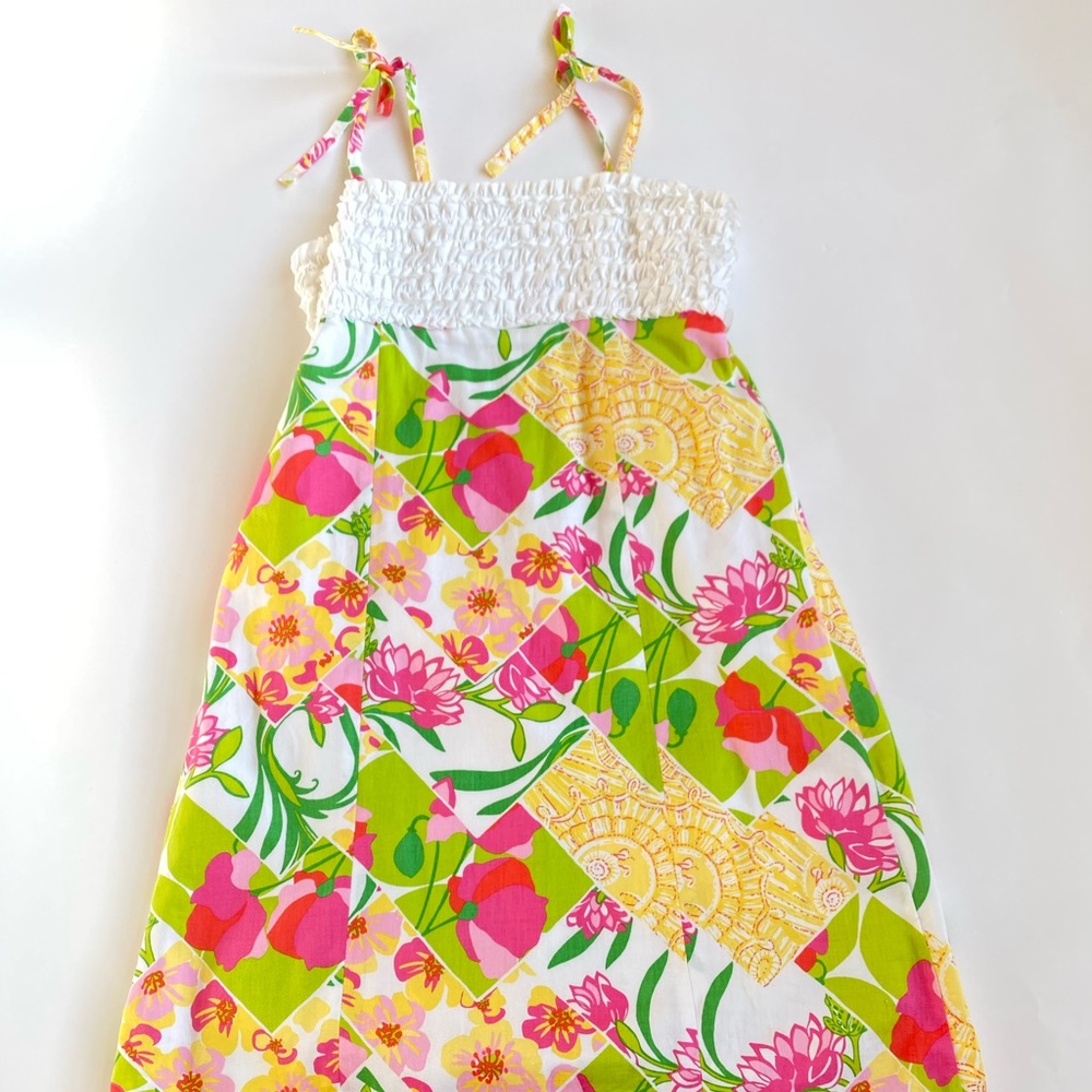 Lilly Pulitzer Patchwork Spaghetti Strap dress